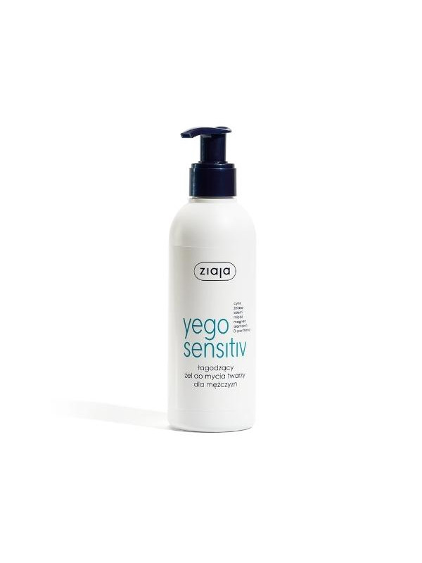 Ziaja Yego Sensitiv soothing face wash gel for men 200 ml