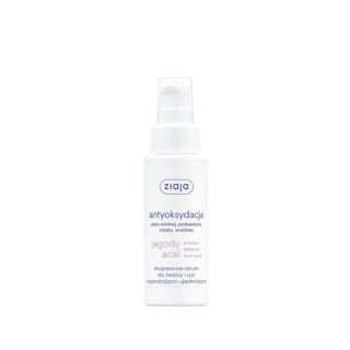 Ziaja Jagody Acai ekspersowe Serum do twarzy i szyi wygładzająco-ujędrniające 50 ml Ziaja Jagody Acai ekspersowe Serum do twarzy i szyi wygładzająco-ujędrniające 50 ml