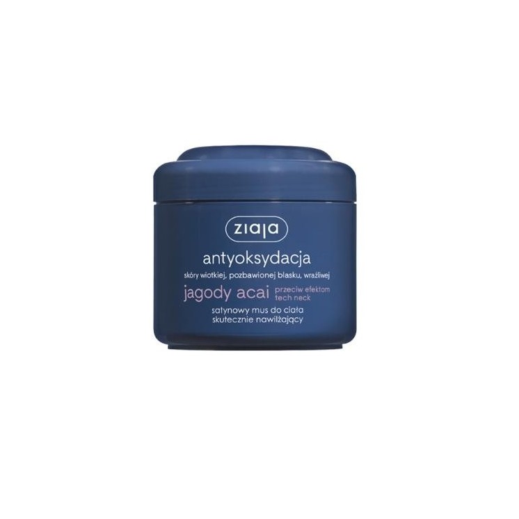 Ziaja Acai Berries Satin Body Mousse Effectively Moisturizing 200 ml