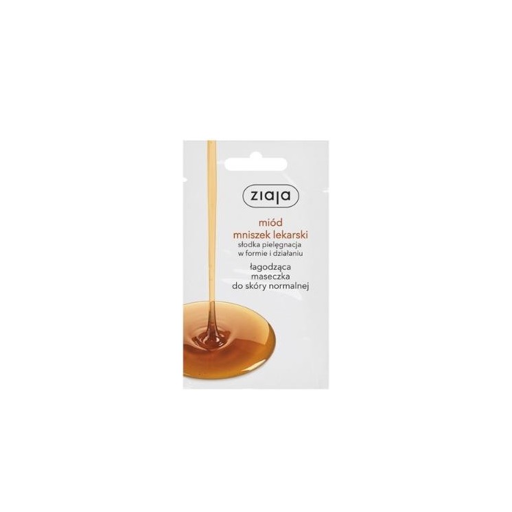 Ziaja Honey Dandelion Soothing face mask for normal skin 7 ml