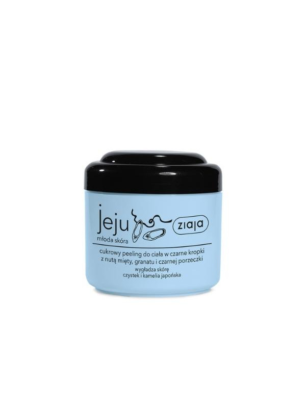 Ziaja Jeju sugar body Peeling with black dots 200 ml