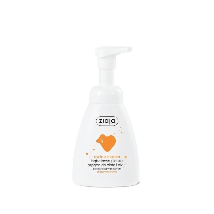 Ziaja Dynia z Imbirem pianka myjąca do ciała i dłoni 250 ml