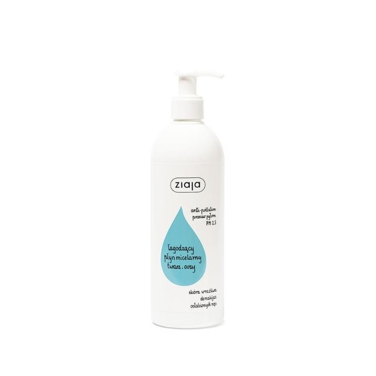 Ziaja Soothing Makeup Remover Micellar Fluid for Face and Eyes 390 ml