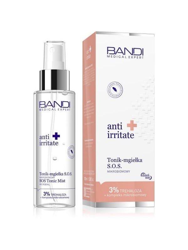 Bandi Medical Expert Anti Irritate Tonik-mgiełka do twarzy S.O.S mikrobiomowy 100 ml