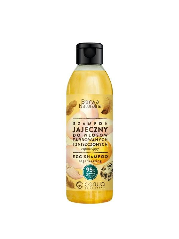 Barwa Naturalna regenerating egg hair shampoo 300 ml