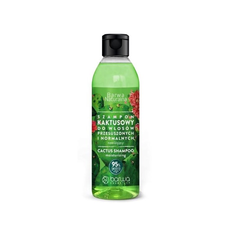 Barwa Naturalna nawilżający Szampon do włosów Kaktusowy 300 ml
