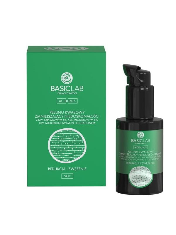 BasicLab Acidumis Acid Peeling reducing imperfections reduction and narrowing 30 ml