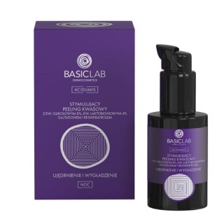 BasicLab Acidumis stymulujący Peeling kwasowy ujędrnienie i wygładzenie 30 ml