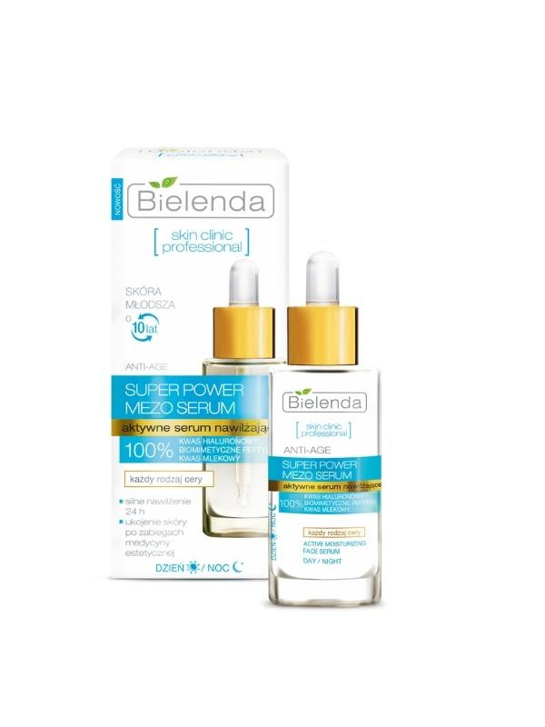 Bielenda Skin Clinic Professional aktywne Serum nawilżające Anti-age 30 ml