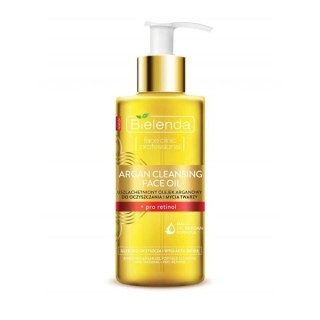 Bielenda Argan Cleaning refined Argan oil for cleansing and washing the face with Pro Retinol 140 ml