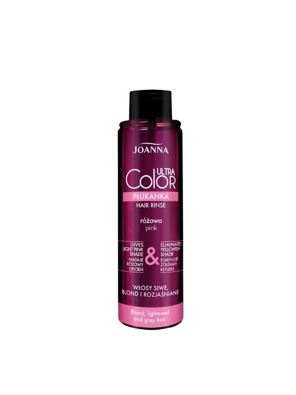 Joanna Ultra Color Płukanka do włosów różowa 150 ml