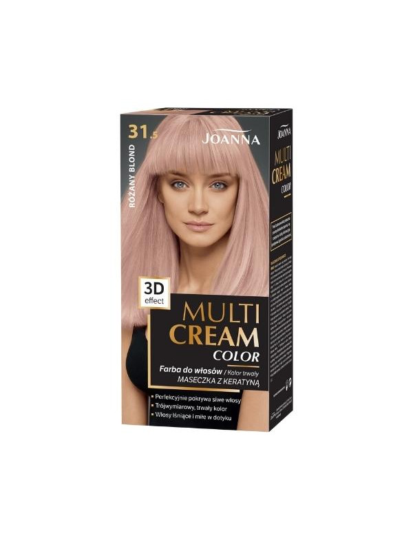 Joanna Multi Cream Color Farba do włosów /31,5/ Różany blond