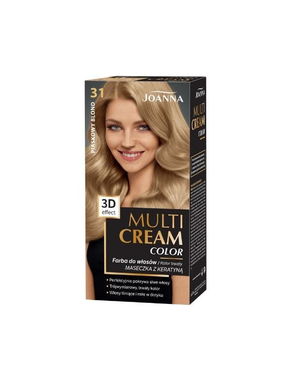 Joanna Multi Cream Color Farba do włosów /31/ Piaskowy blond