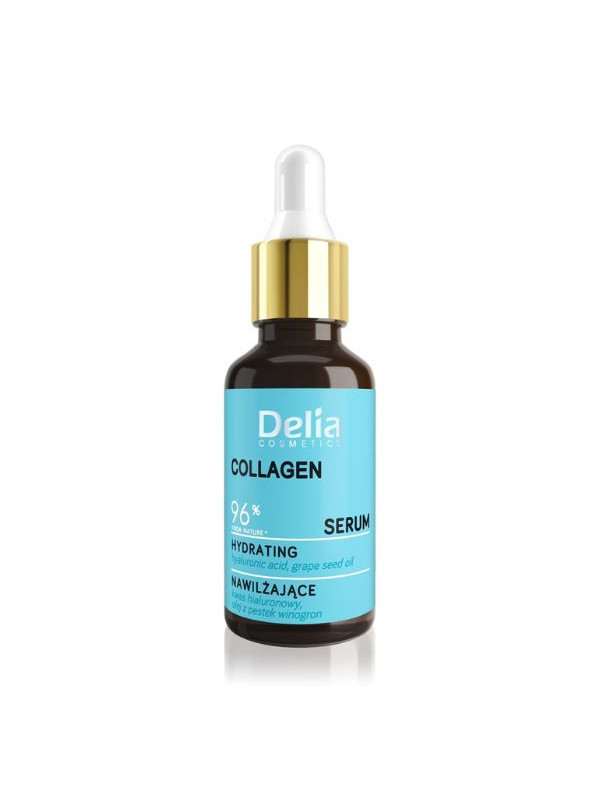 Delia Collagen Serum nawilżające do twarzy, szyi i dekoltu 30 ml