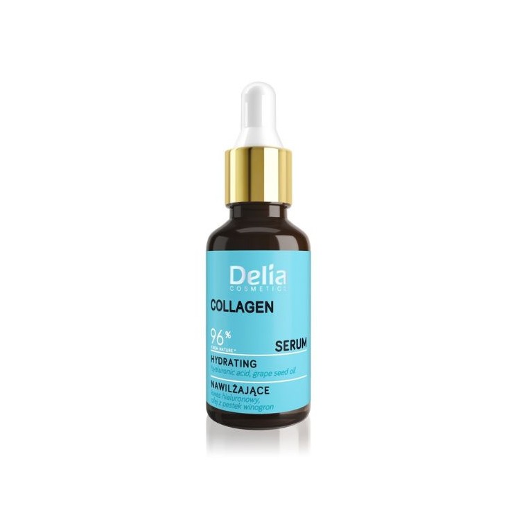 Delia Collagen Serum nawilżające do twarzy, szyi i dekoltu 30 ml