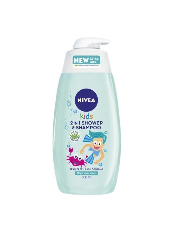 Nivea Kids 3w1 Żel pod prysznic, szampon i odżywka 500 ml