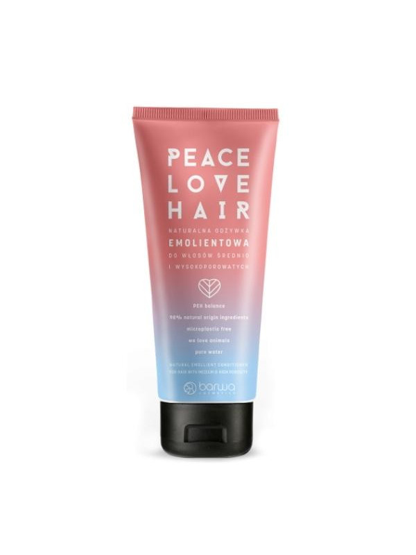 Natural Barwa Peace Love Hair Emollient conditioner for medium and high porosity hair