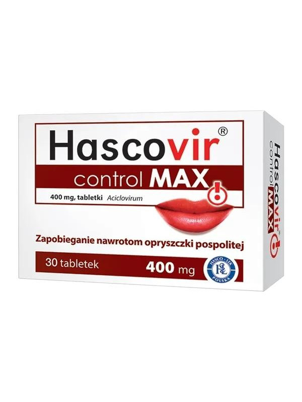 Hascovir control MAX 400 mg tabletki 30 sztuk