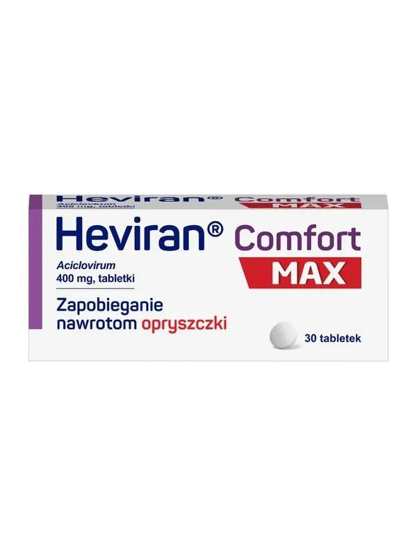 Heviran Comfort MAX 400 mg tabletki 30 sztuk