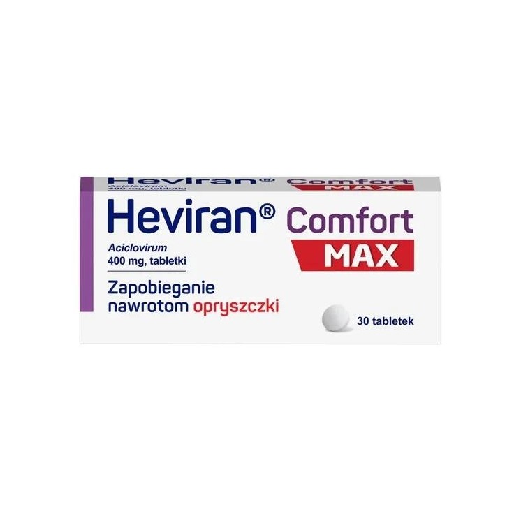 Heviran Comfort MAX 400 mg tabletki 30 sztuk