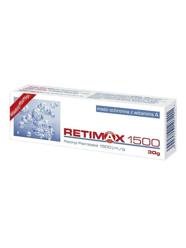 Retimax 1500 Maść ochronna z witaminą A 30 g