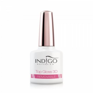 Indigo nabłyszczający Top hybrydowy 3D Removable 7 ml