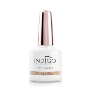 Indigo Hybrid Nail Polish Amber Gold 7 ml