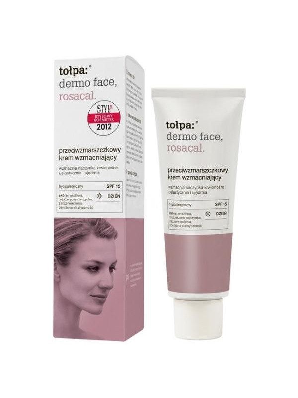 Tołpa Dermo Face Rosacal. strengthening Anti-wrinkle day face cream SPF15 40 ml