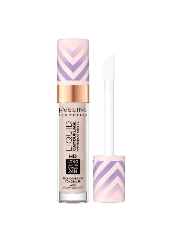 Eveline Liquid Camouflage waterproof Camouflage concealer /02/ Light Vanilla 7 ml