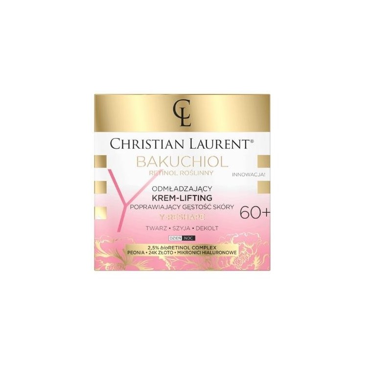 Eveline Christian Laurent Bakuchiol 60+ rejuvenating cream-lifting improving skin density 50 ml