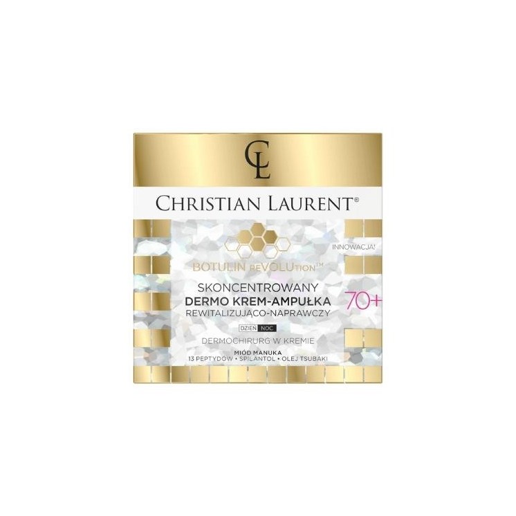 Eveline Christian Laurent 70+ skoncentrowany dermo Krem-ampułka rewitalizująco-naprawczy 50 ml