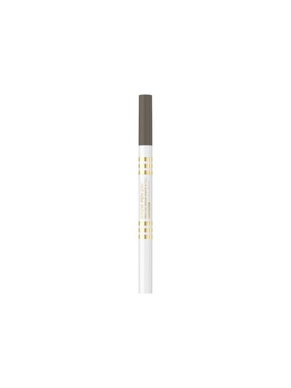 Eveline Christian Laurent waterproof eyebrow pen 2in1 /01/ Cool Brown