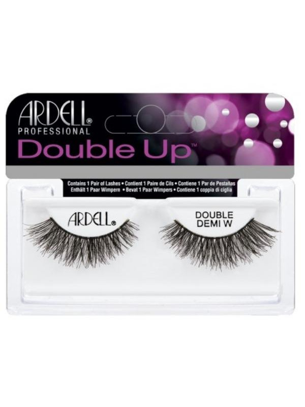 Ardell Double Up Rzęsy na pasku Demi Wispies Black 1 para