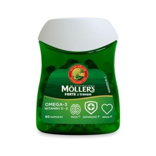 Moller's Forte with Omega-3 fish oil dietary supplement 60 capsules