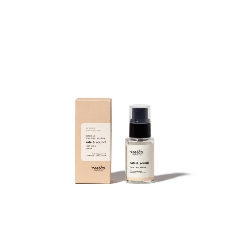Resibo Safe & Sound Serum wygładzające i zabezpieczające końcówki włosów 15 ml