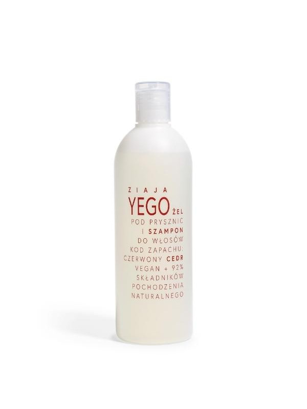 Ziaja Yego Shower Gel and Hair Shampoo Red Cedar 400 ml