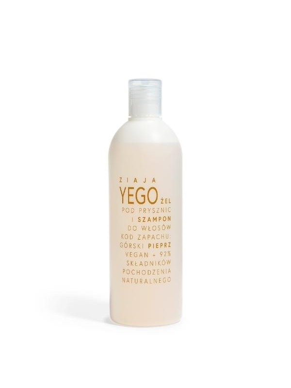 Ziaja Yego Shower Gel and Hair Shampoo Mountain Pepper 400 ml