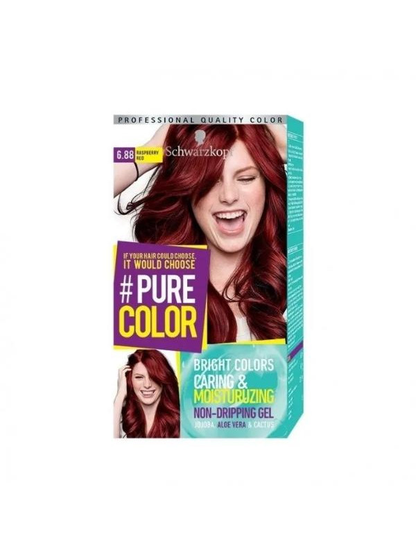 Schwarzkopf Pure Color Farba do włosów /6.88/ Malinowa Czerwień