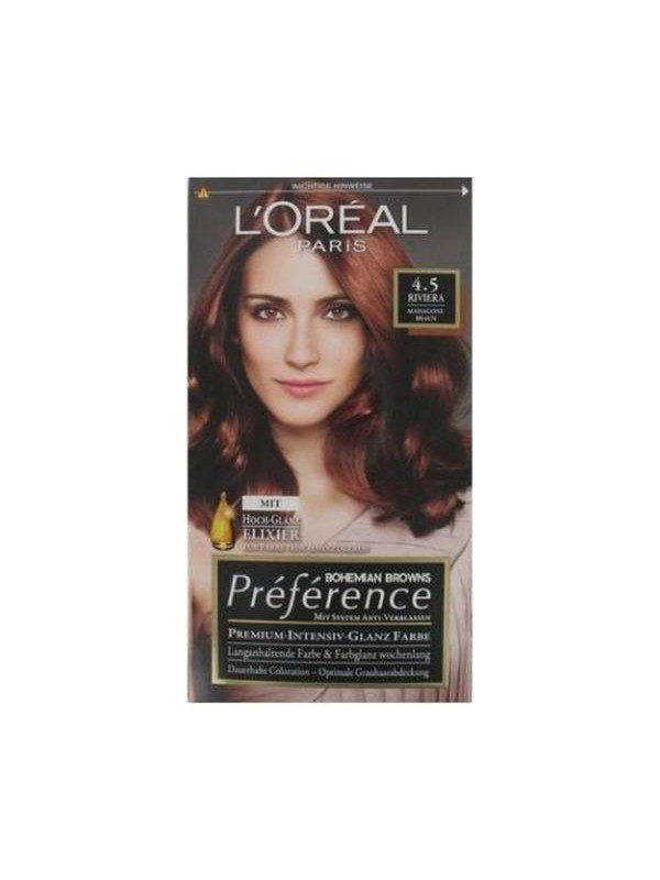 L'oreal Preference Farba do włosów /4.5/ Brązowy Mahoń