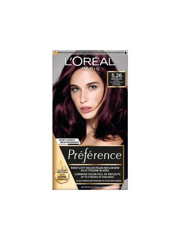 L'oreal Preference Hair dye / 5 .26/ Cool Purple Chestnut