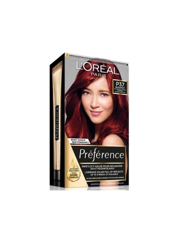 L'oreal Preference Hair dye /P37/ Intense Dark Red