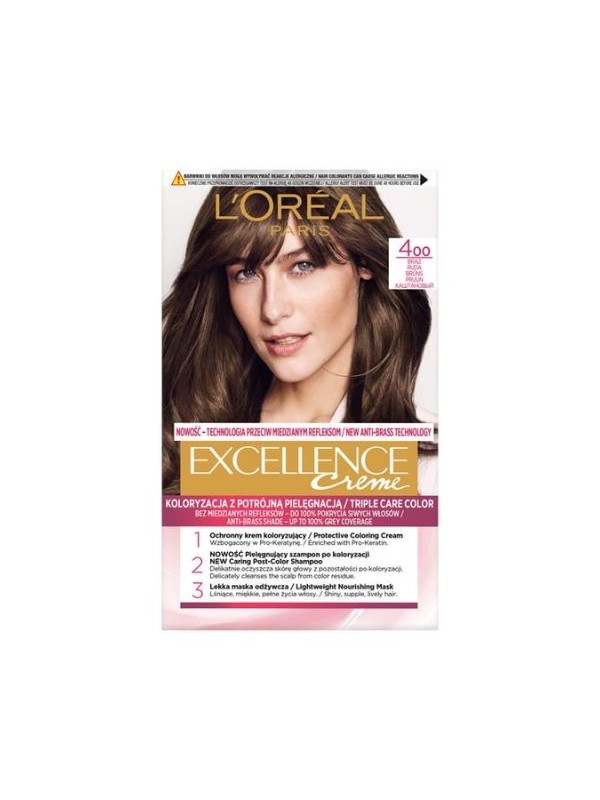 L'oreal Excellence Creme Farba do włosów /4oo/ Brąz