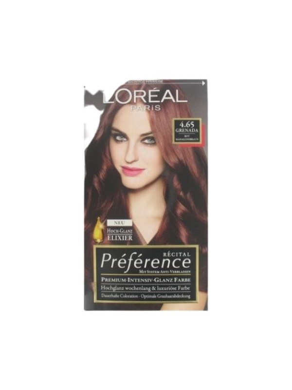 L'oreal Preference Hair dye /4.65/ Red Mahogany Brown