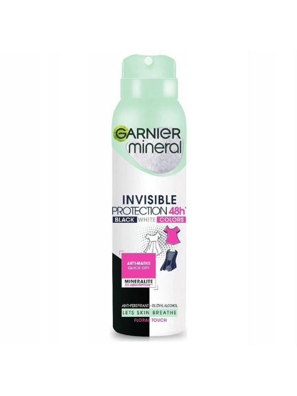 Garnier Minerals Dezodorant w spray'u Invisible Protection 48h 150 ml