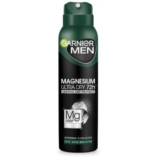 Garnier Men Dezodorant w spray'u Magnesium Ultra Dry 72h 150 ml