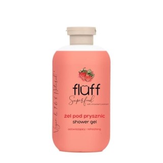 Fluff Superfood Strawberry scented shower gel 500 ml