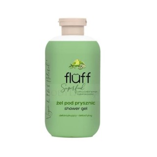 Fluff Superfood Shower gel with the scent of green tea and cucumber 500 ml