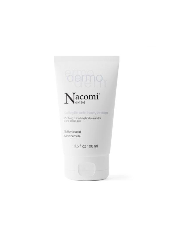 Nacomi Next Level Dermo Cleansing and Soothing Body Cream with Salicylic Acid and Niacinamide 100 ml