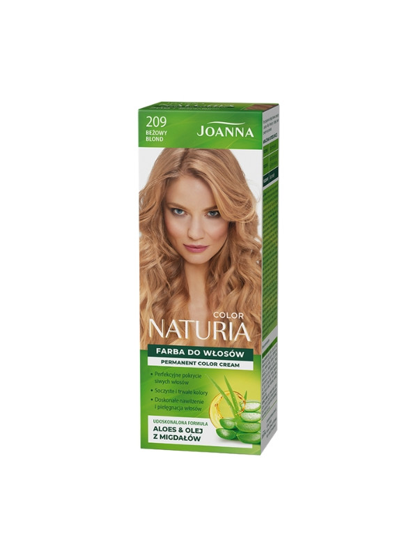 Joanna Naturia Color Farba do włosów /209/ Beżowy blond