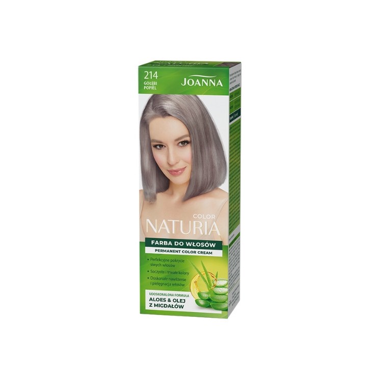 Joanna Naturia Color Farba do włosów /214/ Gołębi popiel